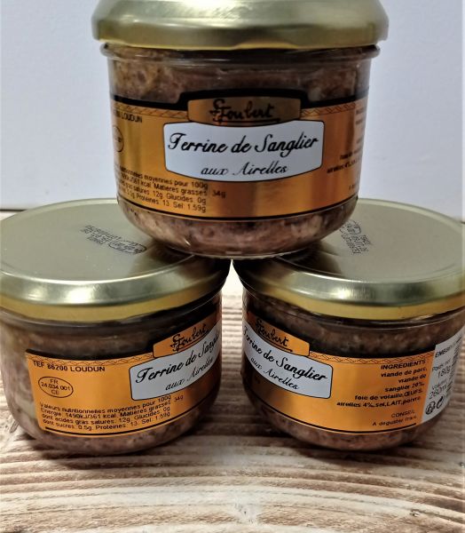 Terrine de Sanglier aux Airelles