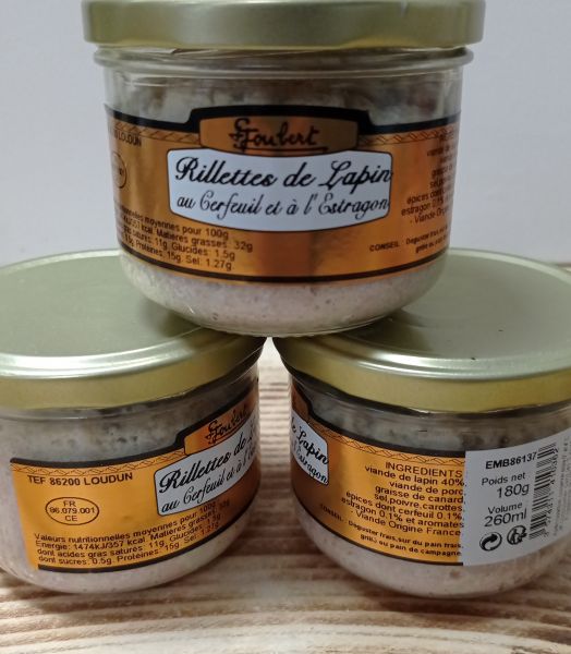 Rillettes de Lapin au Cerfeuil et l'Estragon