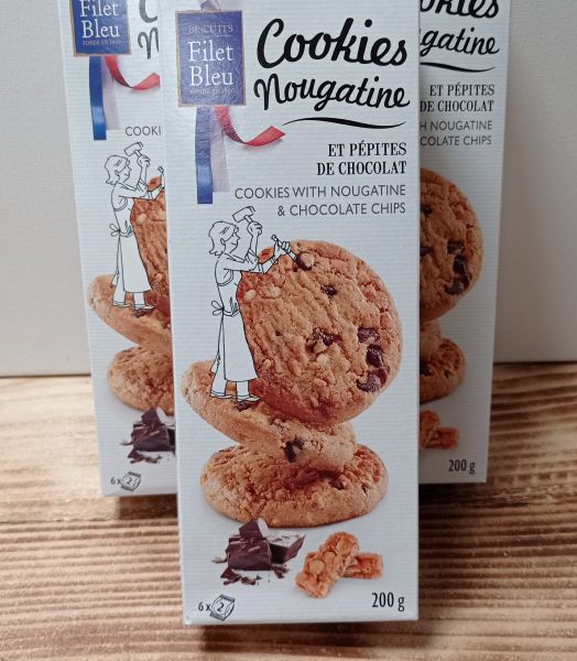 Cookies Nougatine et Pépites de Chocolat