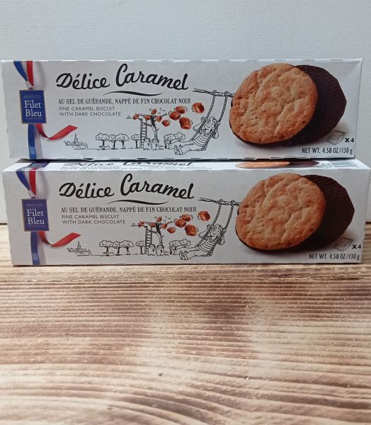 Biscuits Caramel, Nappés Chocolat