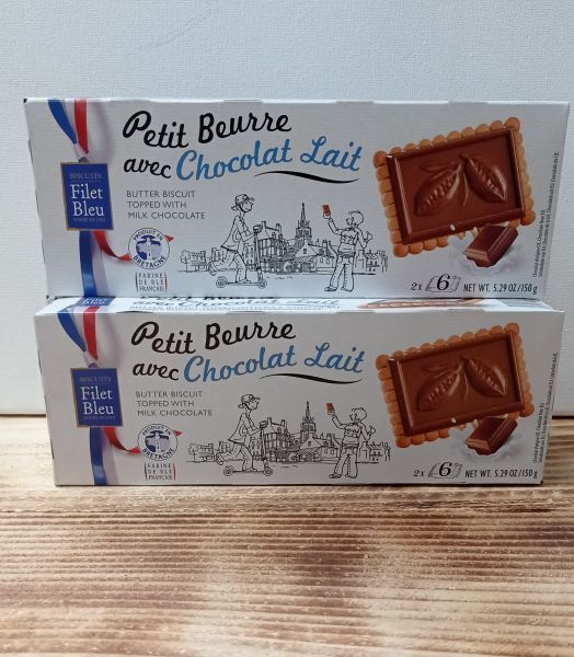 Petit Beurre Avec Chocolat Lait