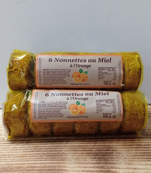 Nonnettes au Miel, à l'Orange